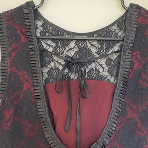 Vintage Black Lace Dress